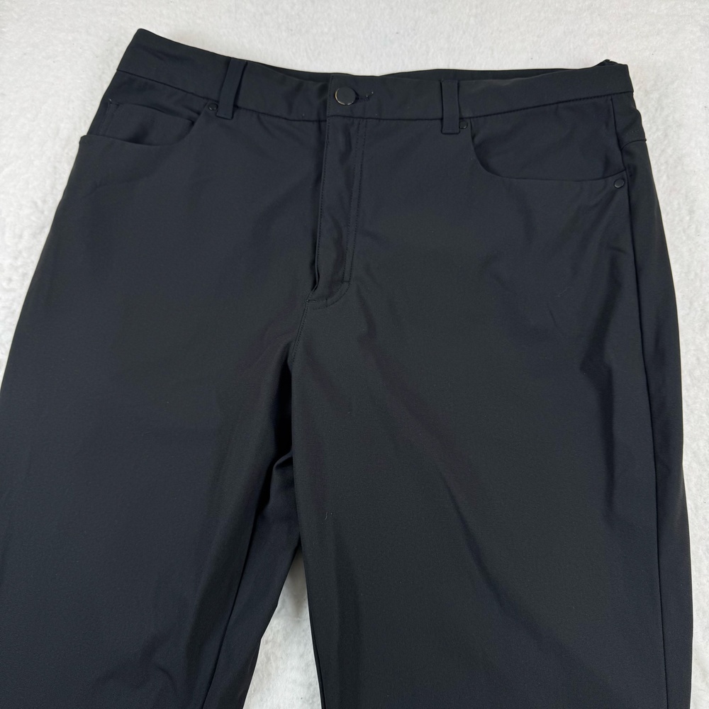 VRST Pants Mens Size 36x30 Black Stretch Golf Chino Casual Khakis Lightweight